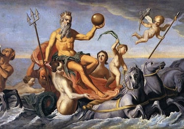 intervention en milieu scolaire mythologie dieux mythes déesses zeus poseidon mer océan eau 