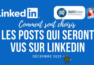 Newsletter qui explique comment sont choisis les posts qui seront vus sur LinkedIn