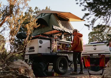 taxa outdoors trailer campers at hawkes outdoors in texas