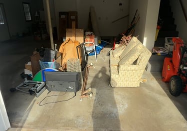 Residential junk removal service completed in Belchertown MA