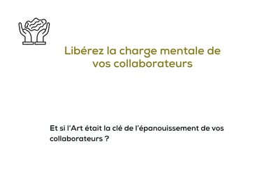 Affiche: "Libérez la charge mentale de vos collaborateurs"