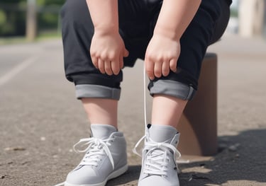 A child engaging in occupational therapy activities.
