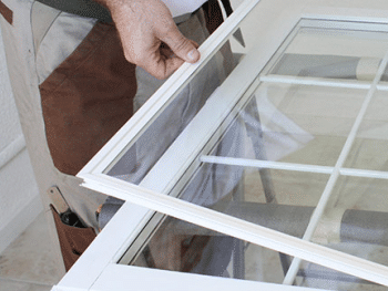 Pose d'un survitrage