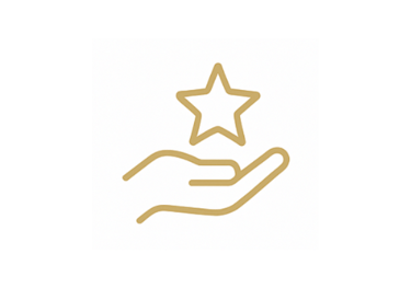 Icon representing trusted dental care with flexible plans and advanced tech