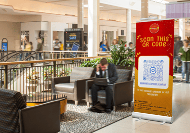 High-resolution print ready flex standee design by The Gravids creative agency