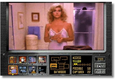 Night Trap é um filme estilo de terror trash do fim dos anos 1980, interativo de 1992