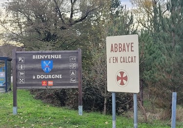 Entrée du Village de Dourgne