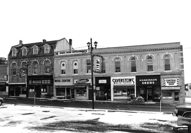 George Street store fronts 1980
