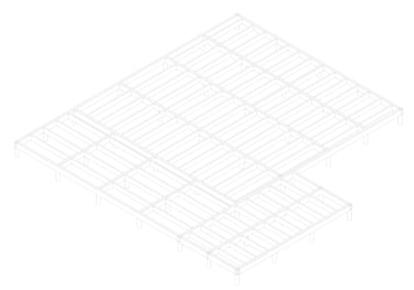 Sraigtinių polių išdėstymas brėžinyje