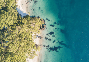 View of Orion Beach in Vincentia on the shores of Jervis Bay