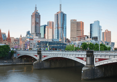 Picture of Melbourne CBD and Princes Bridge