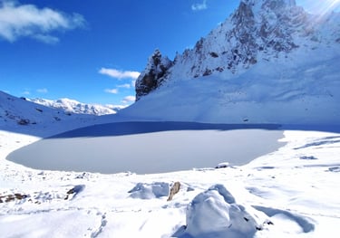 Lac des Béraudes, vallée de la Clarée, Hautes Alpes