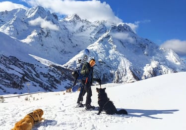 Randonnée raquettes au Col du Galibier