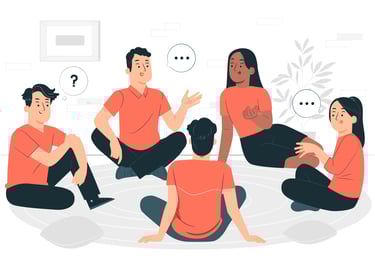 Séance de groupe de sophrologie