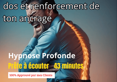 hypnose mal de dos hypnose libération dos hypnose douleurs dorsales