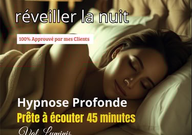 hypnose réveils nocturnes hypnose dormir toute la nuit hypnose sommeil réparateur