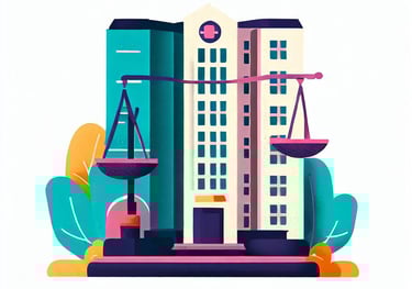 Justice et droit a l'hopital