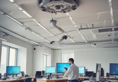 gray concrete wall inside building