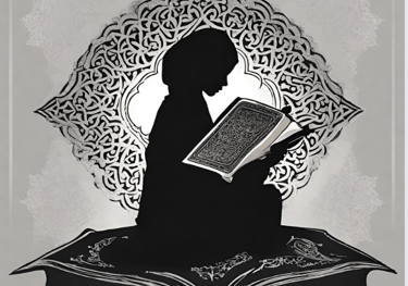 Woman reading Quran