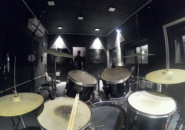 Live room -  drum room - recording room 