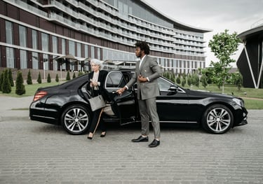 Private chauffeur with black sedan – hourly hire in Marseille, France