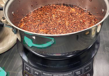 Making Elderberry Syrup
