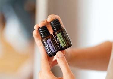 laschen ätherischer Öle von dōTERRA – Lavendel und Tea Tree zur natürlichen Begleitung im Alltag
