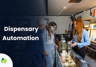 dispensary staff assisting customers