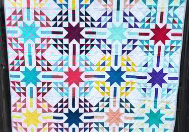 Aglow Quilt Pattern designed by Modernly Morgan