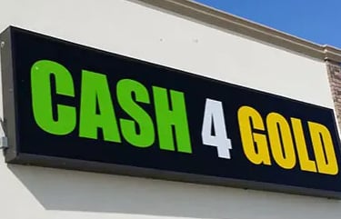 Standard LED lightbox sign for storefront branding by All Pro Signs