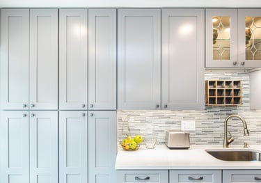 a kitchen with a sink and a sink