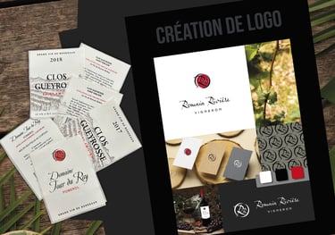 création logo étiquettes de vin