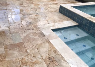 travertine patio sealing