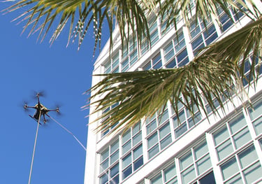 building drone window cleaning south florida