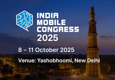 INDIA Mobile Congress 2025 in India Exhibition Stand Designers  Exhibition Booth Builde