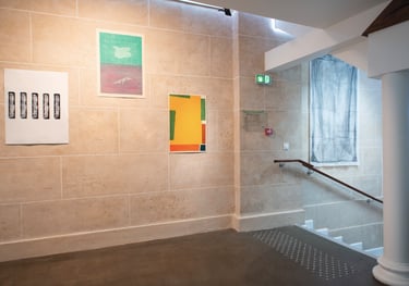 Double altéré Maxime Allain MArine Bikard Lise Terdjman fusain dessin exposition vue