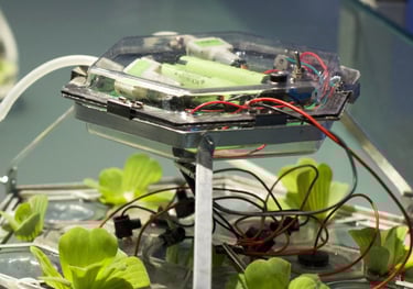 a small robot - like device with a battery