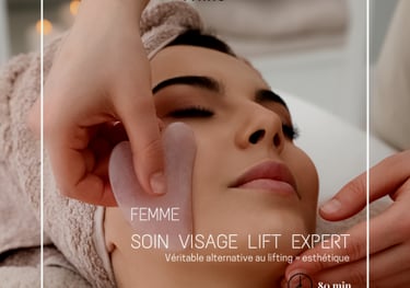 Soin du visage liftant Institut de beauté Au Sentier des anges