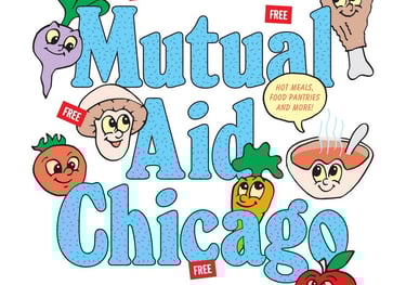 Chicago mutual aid map logo from Chicago Community Kitchen