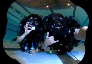 Baptême découverte recycleur Pathfinder et Apdiving