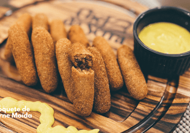 croquete de carne moída