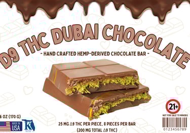 delta 9-thc dubai chocolate bar
