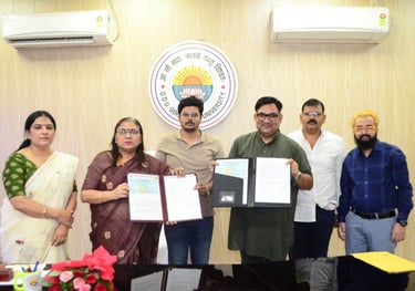 FlyUP Foundation Mou with Deen dayal upadhyaya Gorakhpur University 