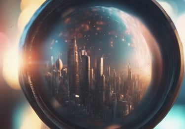 man sitting facing monitor