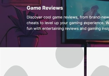 Game Reviews