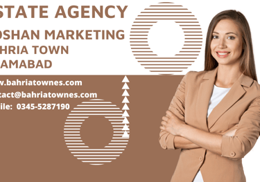 a business card for a real estate agent