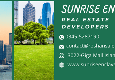 a business card with a picture of a city skyline