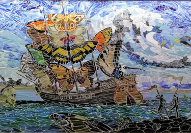 mosaics with high quality in designs and materials in playa jaco costa rica