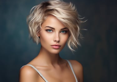 modern short haircut
