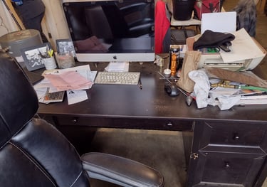 Dirty desk